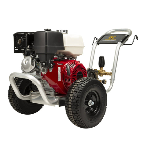 BE Power Equipment 4200PSI 4.2GPM B4213HABCS Cold Water Pressure Washer Honda GX390 389CC BE Power