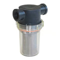 (50)GP CLEAR BOWL WATER FILTER 1/2" I/O 50 MESH General Pump