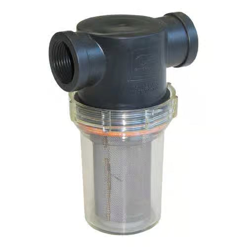 GP CLEAR BOWL WATER FILTER 1 1 / 2" I / O 50 MESH S.S. Not specified
