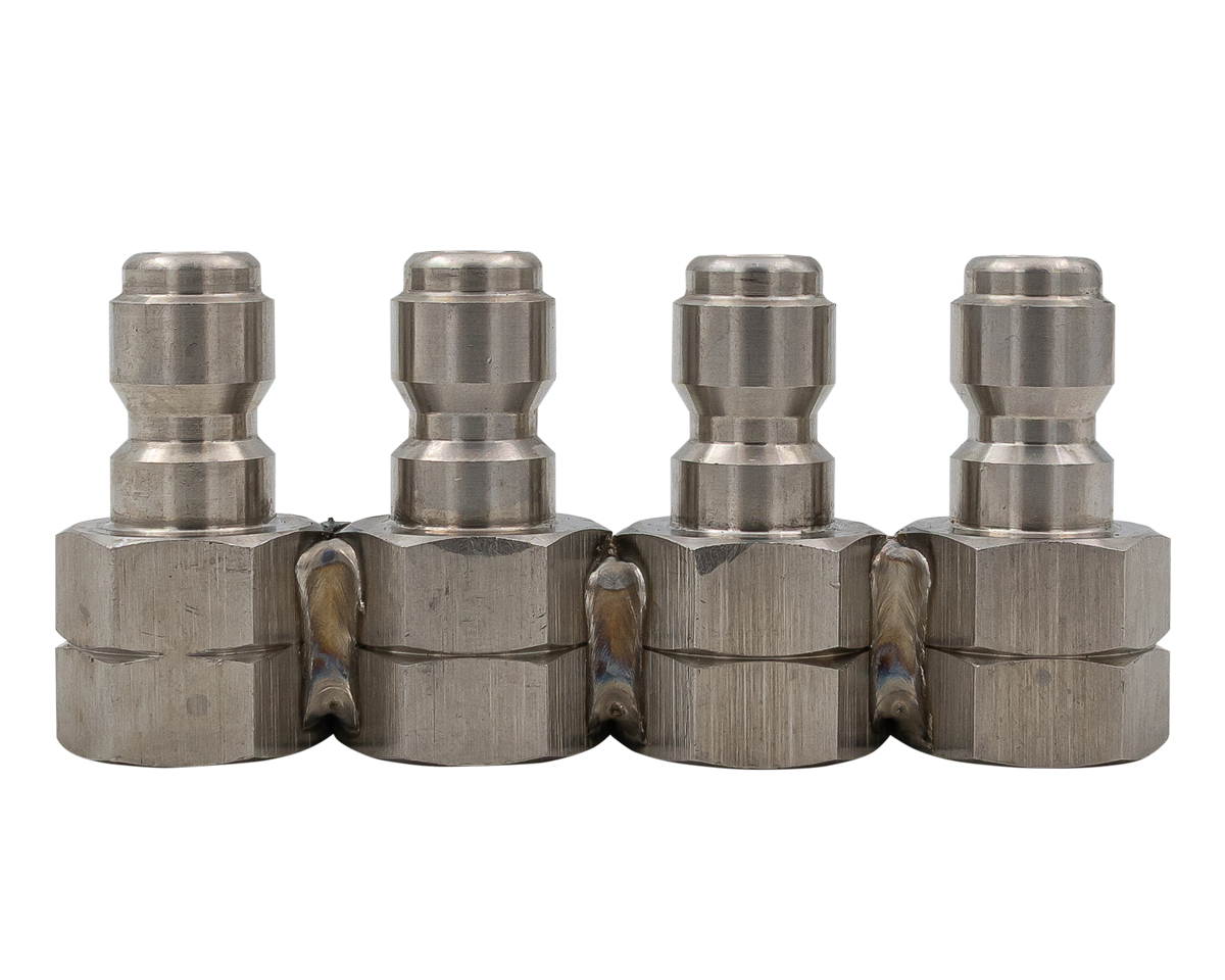 JROD 4 WAY S.S. NOZZLE HOLDER (FOR 1 / 4" MPT) Not specified