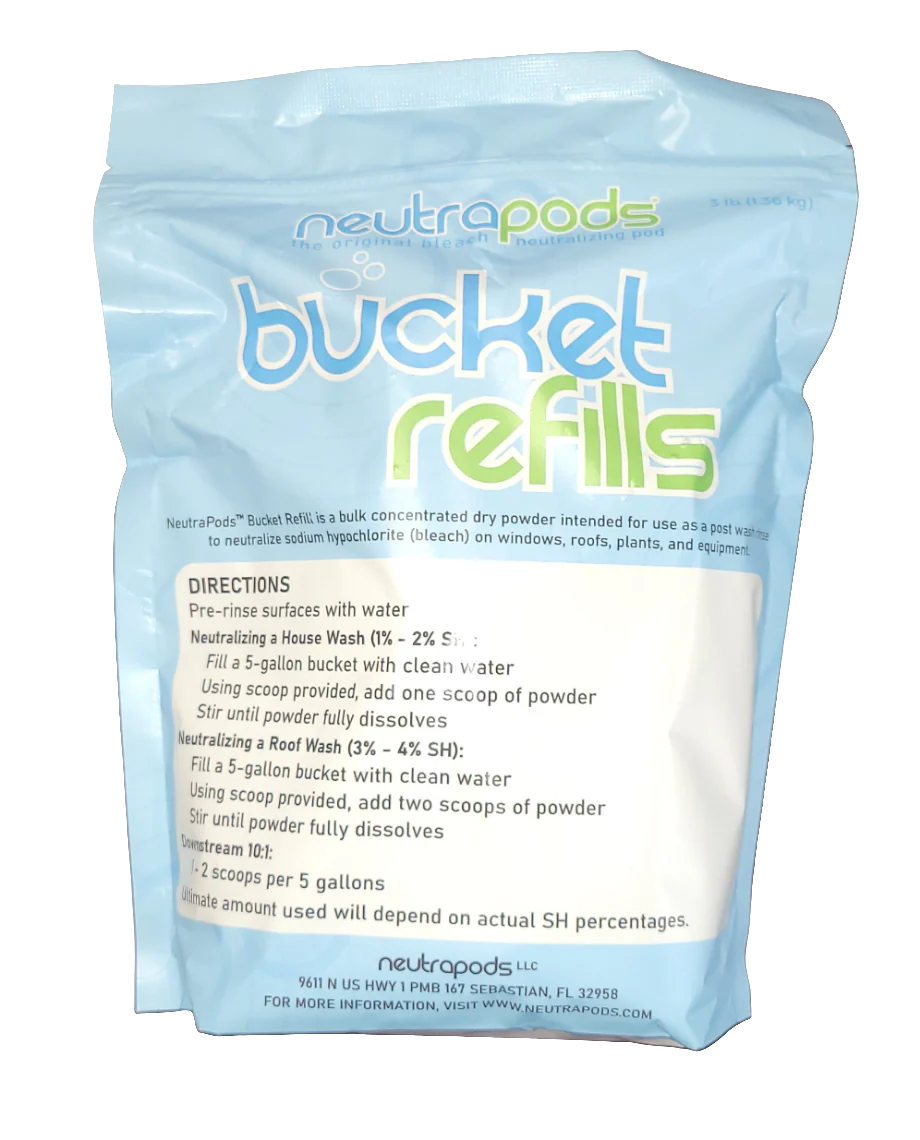 Neutrapods Bleach Neutralizer Bucket Refill (3lb Pack) Neutrapods
